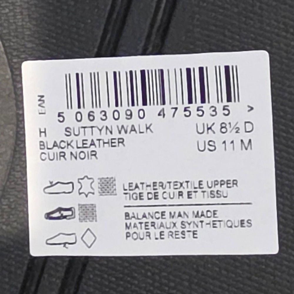 Clarks Womens Suttyn Walk Wedge Black Leather Slip On Comfort Shoes Size 11 M - Picture 10 of 10